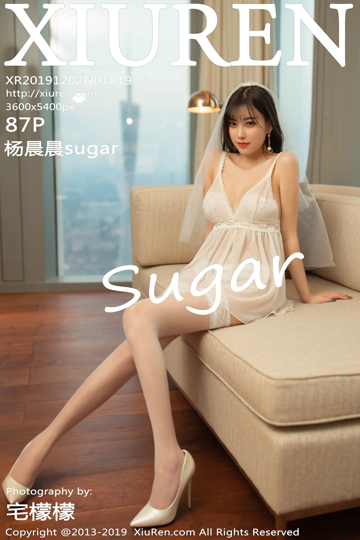 [XiuRen秀人网]No.1819_女神杨晨晨sugar私房新娘主题薄纱内衣秀完美身材诱惑写真87P-秀人网 - XiuRen.Pro
